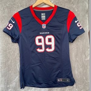 🎉Nike Houston Texans JJ Watt Jersey, Size Women’s Medium, Blue/Red